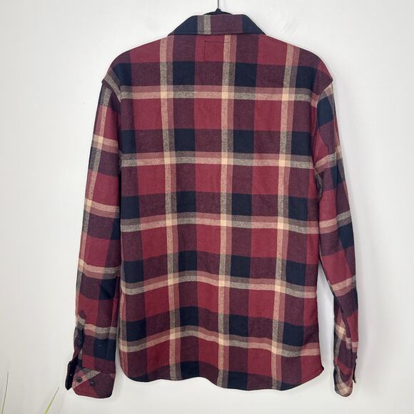 NEW NWT Nomad Cozy Thermal Lined Flannel Button Up Medium Shirt Outdoors Hiking - Picture 6 of 7